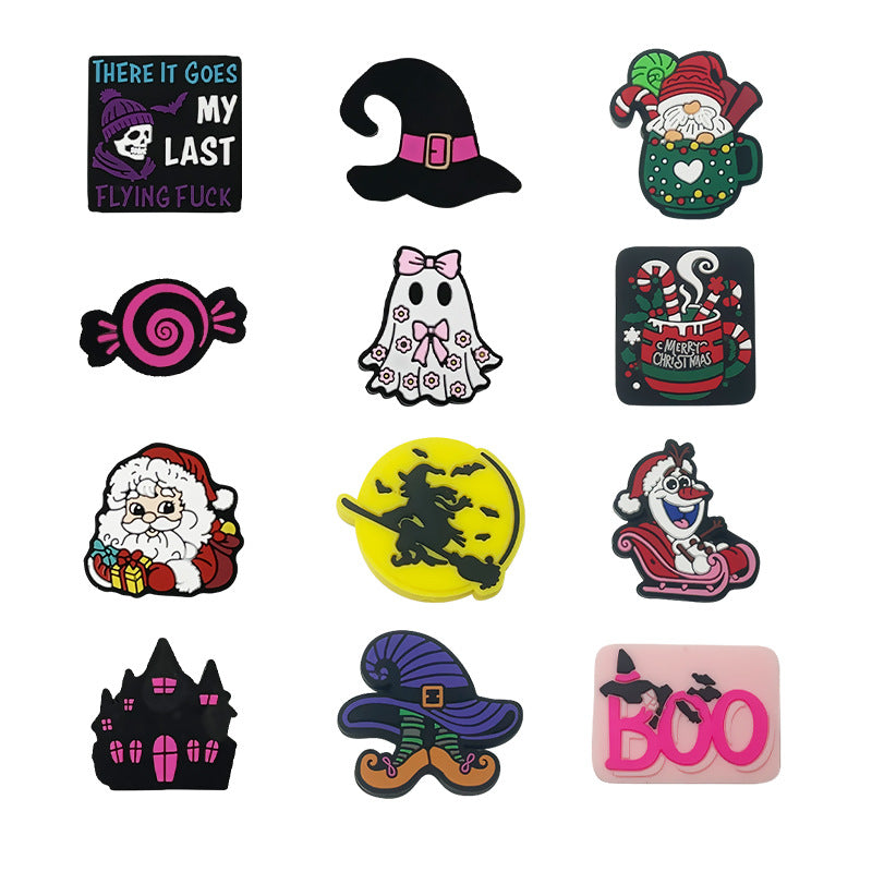 Wholesale 10pcs/pack Christmas Silicone Bead